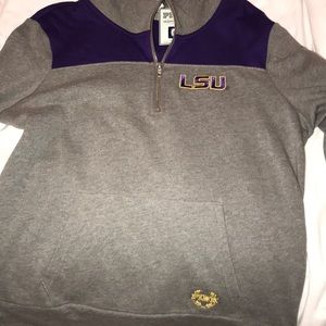 LSU quarter zip